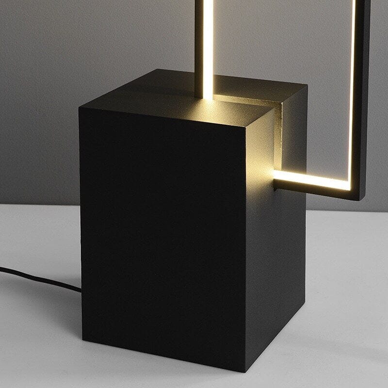 Nordic Geometric Square Stand LED Floor Lamps