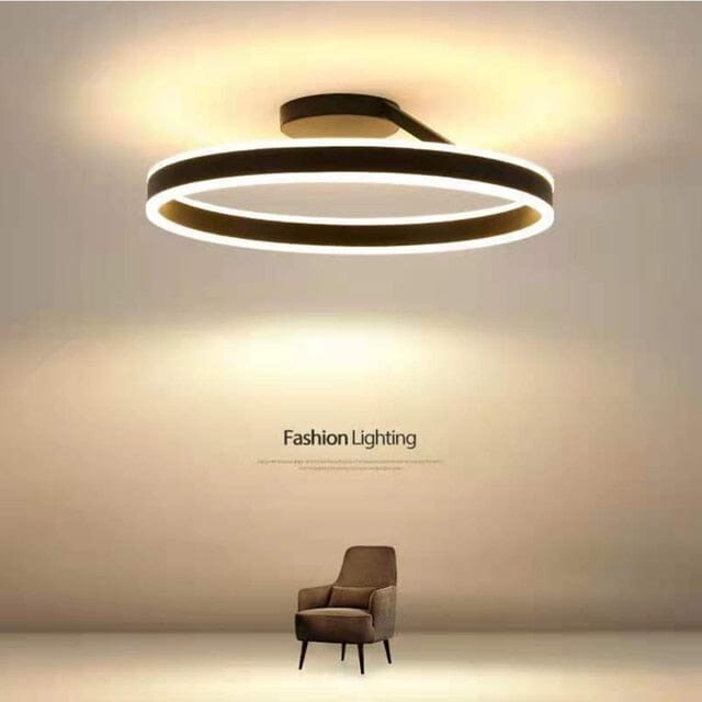 Nordic LED Designer Single Circle Chandelier