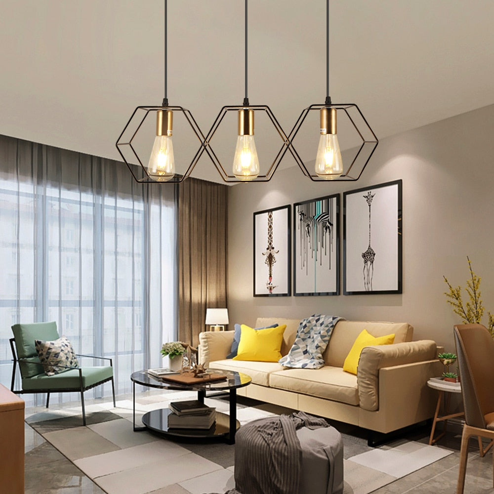 Sleek and Efficient: Modern Loft LED Metal Pendant Lamp