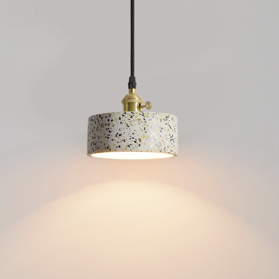 Contemporary White Cement Pendant Lights