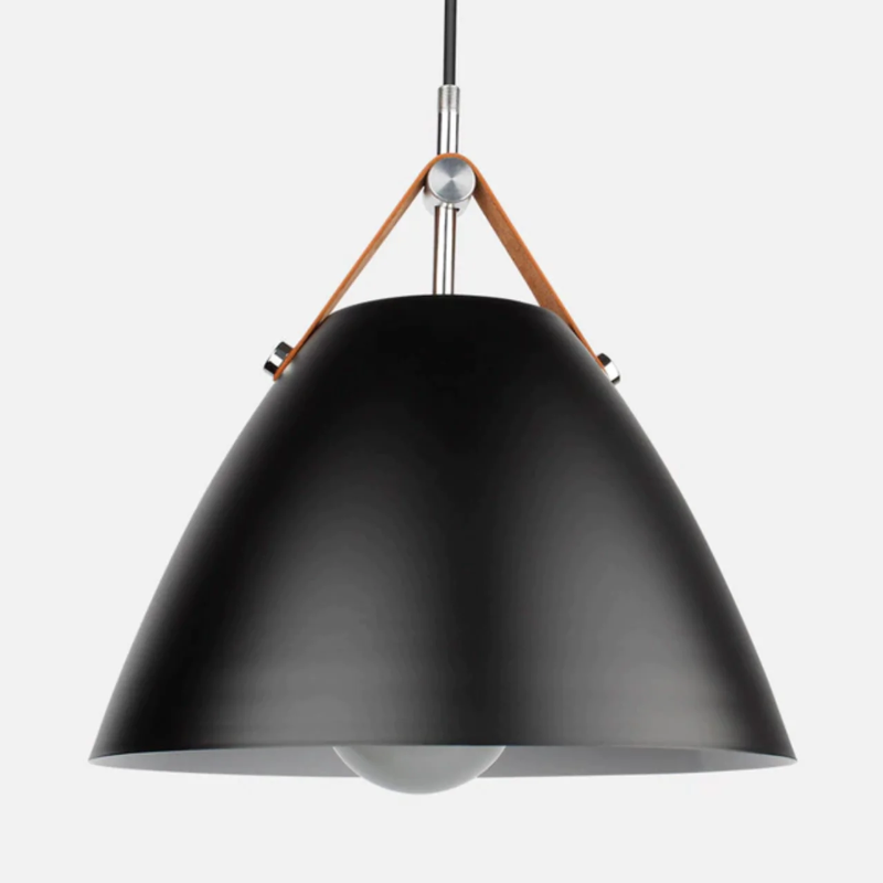 Strapped Charm Cone Pendant Light