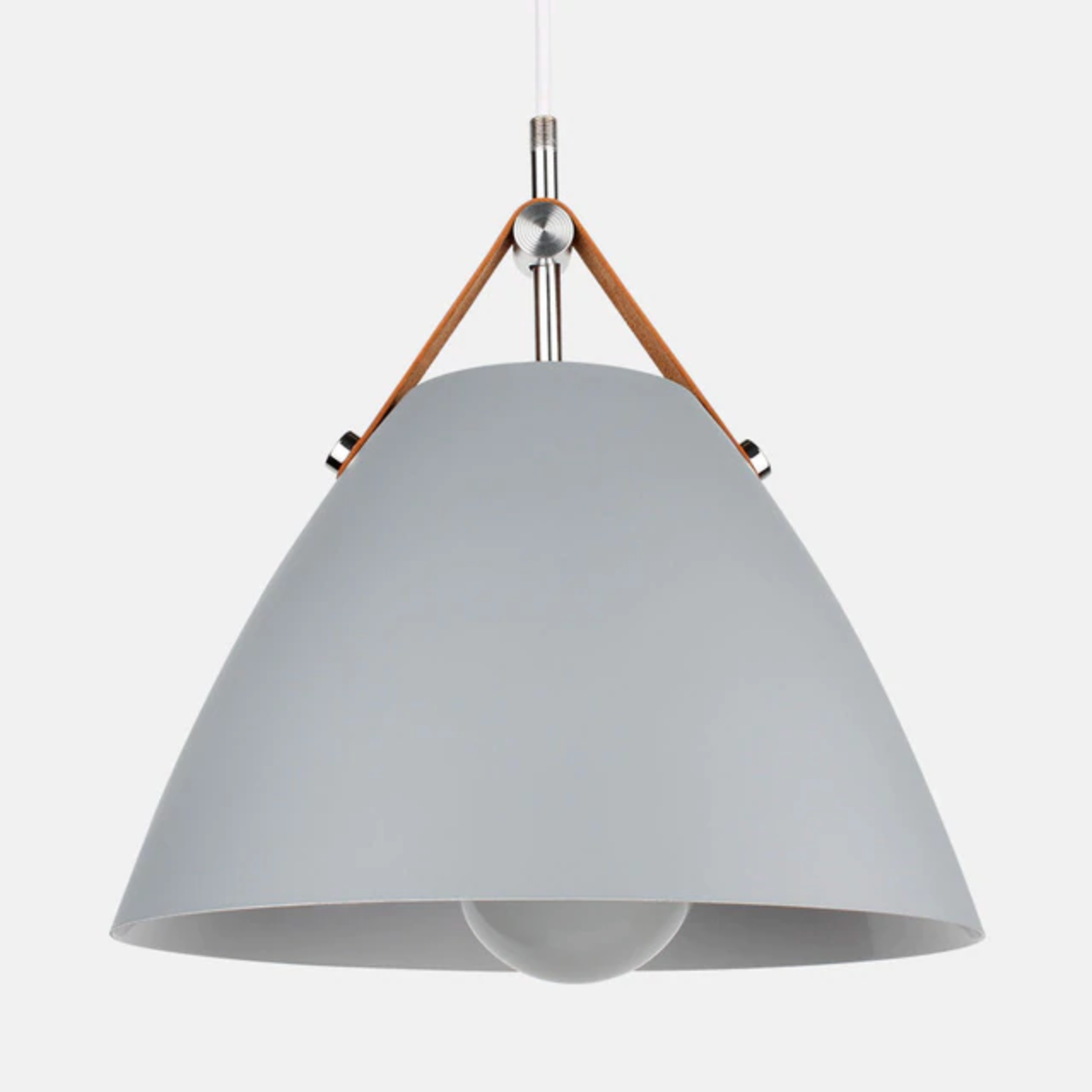 Strapped Charm Cone Pendant Light