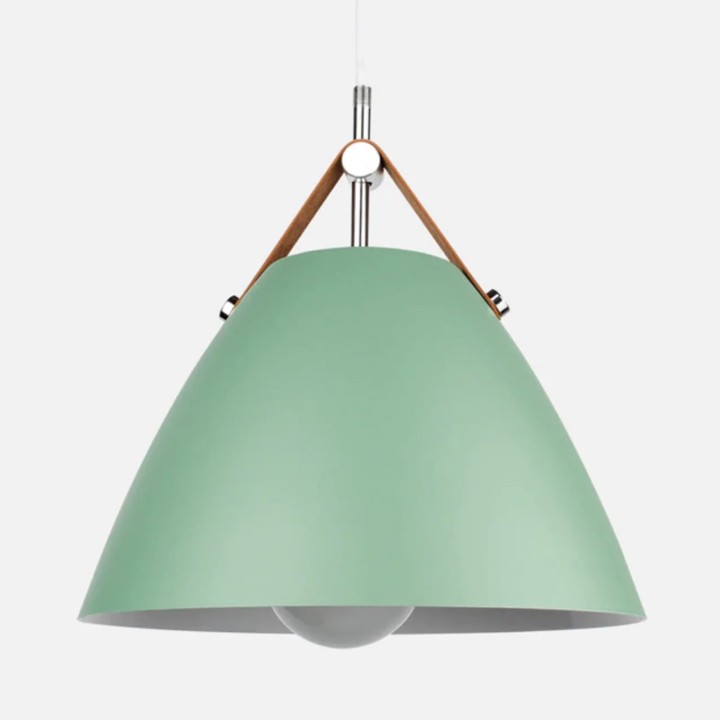 Strapped Charm Cone Pendant Light