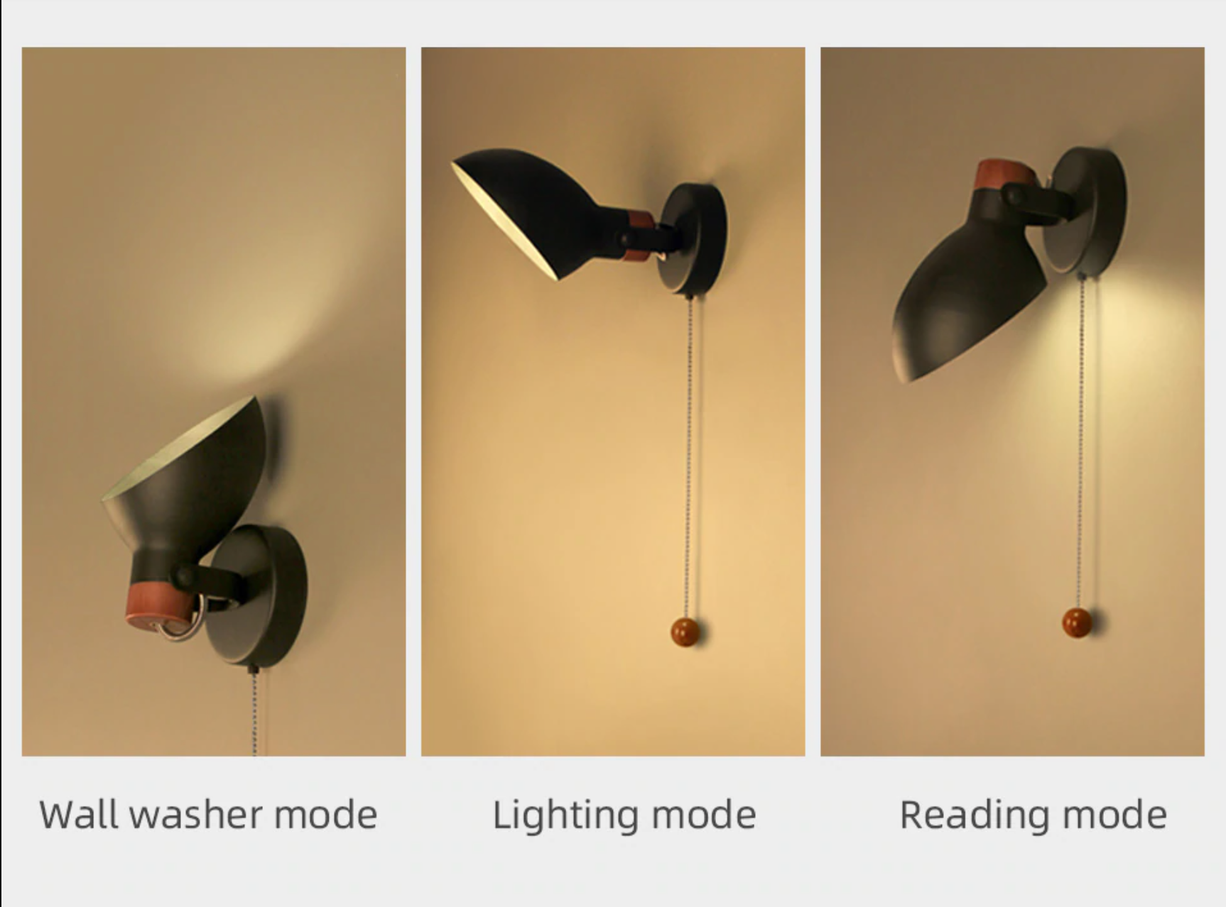 Switch Cord Wall-Mounted Reading Lamp