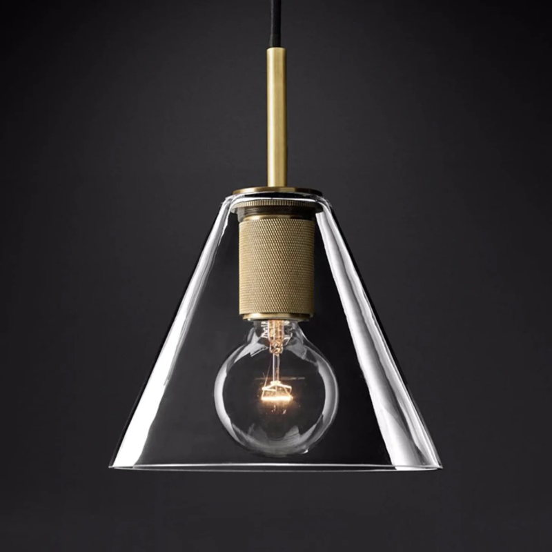 Retro Brass Series Pendant Light Armed Design