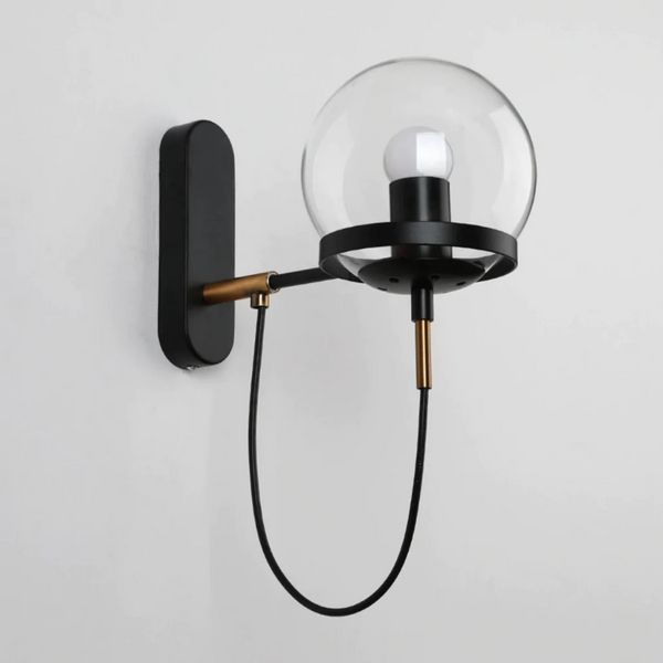Urban Glass Sphere LED Wall Lamp
