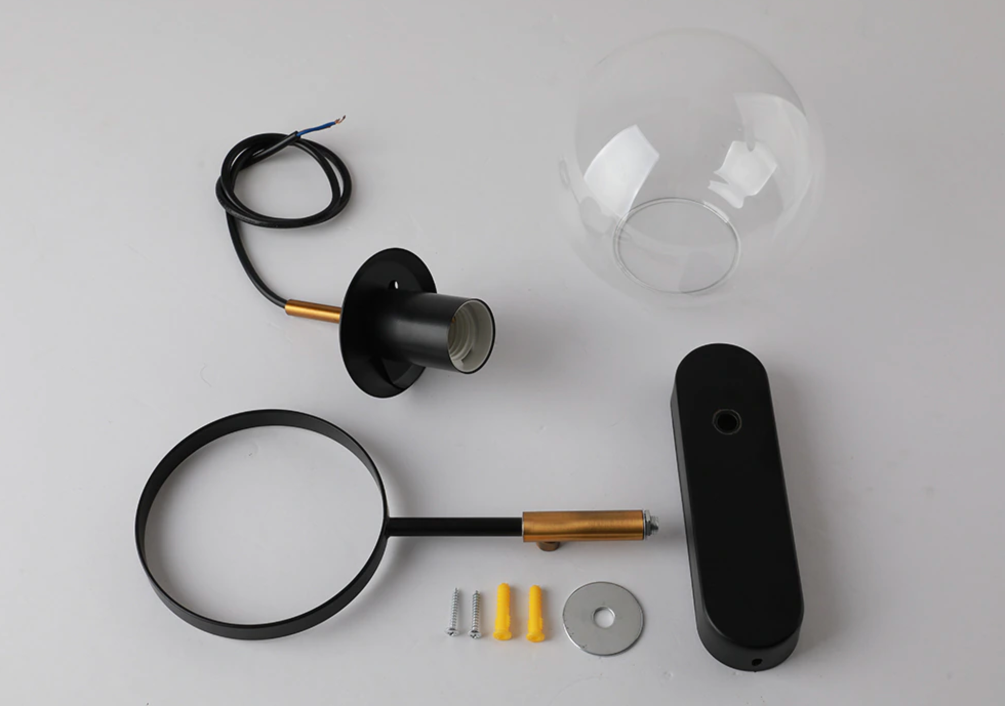Urban Glass Sphere LED Wall Lamp