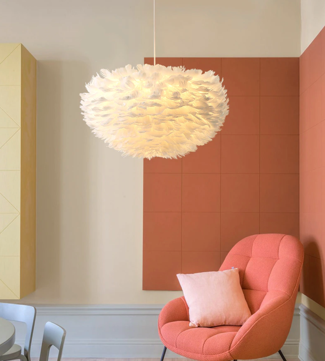 Feather Cloud Fairy Goose Pendant Lamp