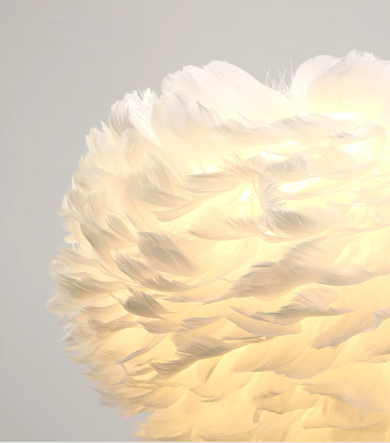 Feather Cloud Fairy Goose Pendant Lamp