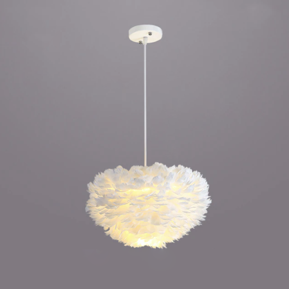 Feather Cloud Fairy Goose Pendant Lamp