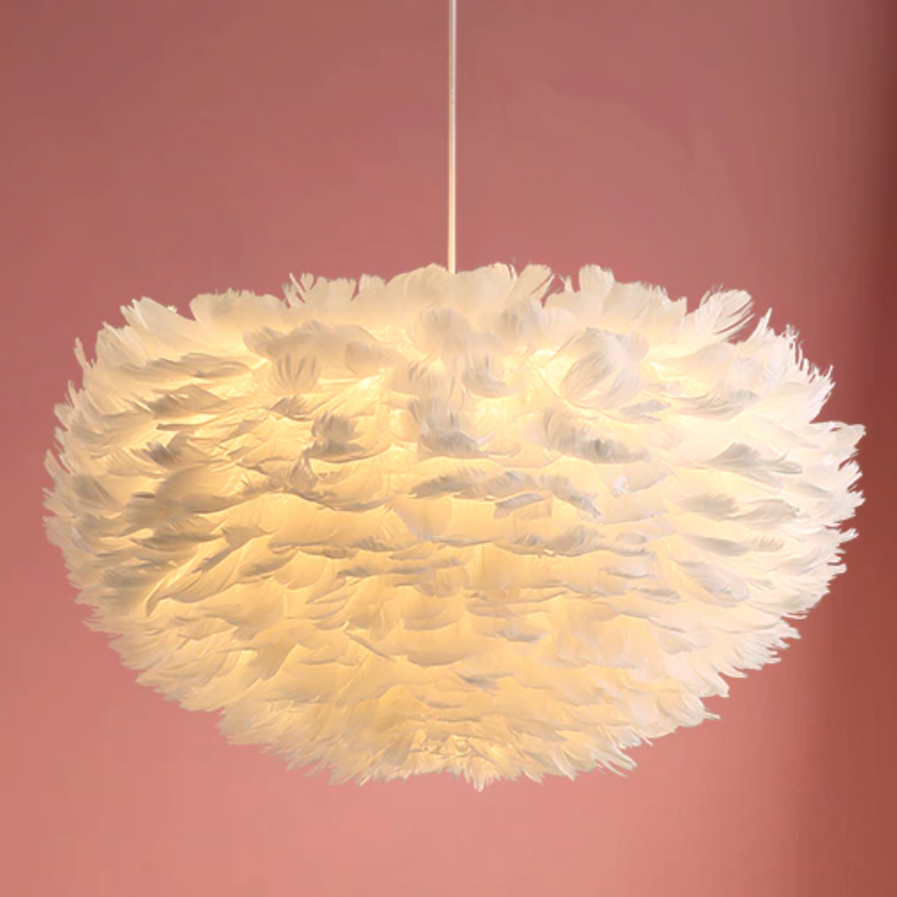 Feather Cloud Fairy Goose Pendant Lamp