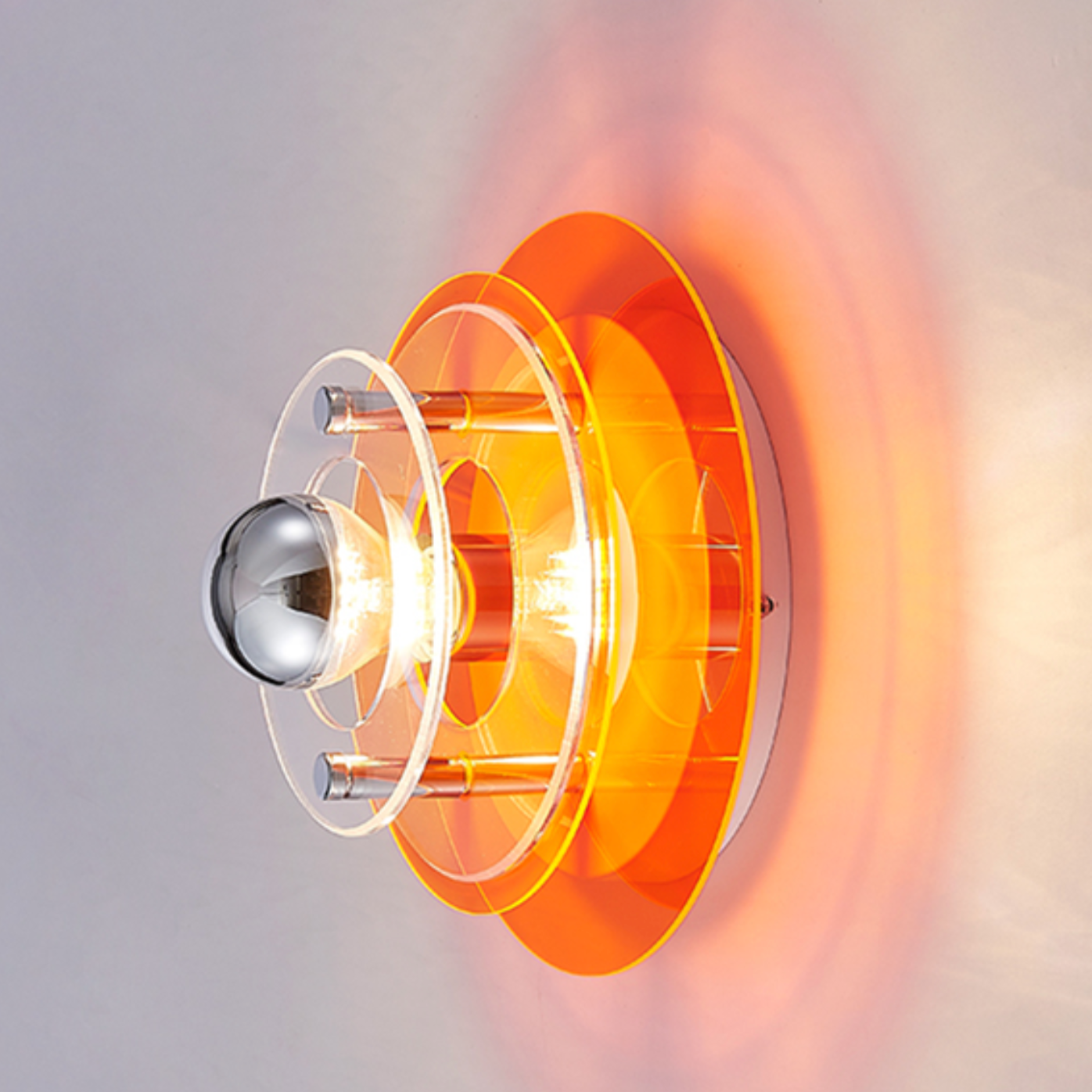 Colorful Layered Acrylic Glass Wall Light
