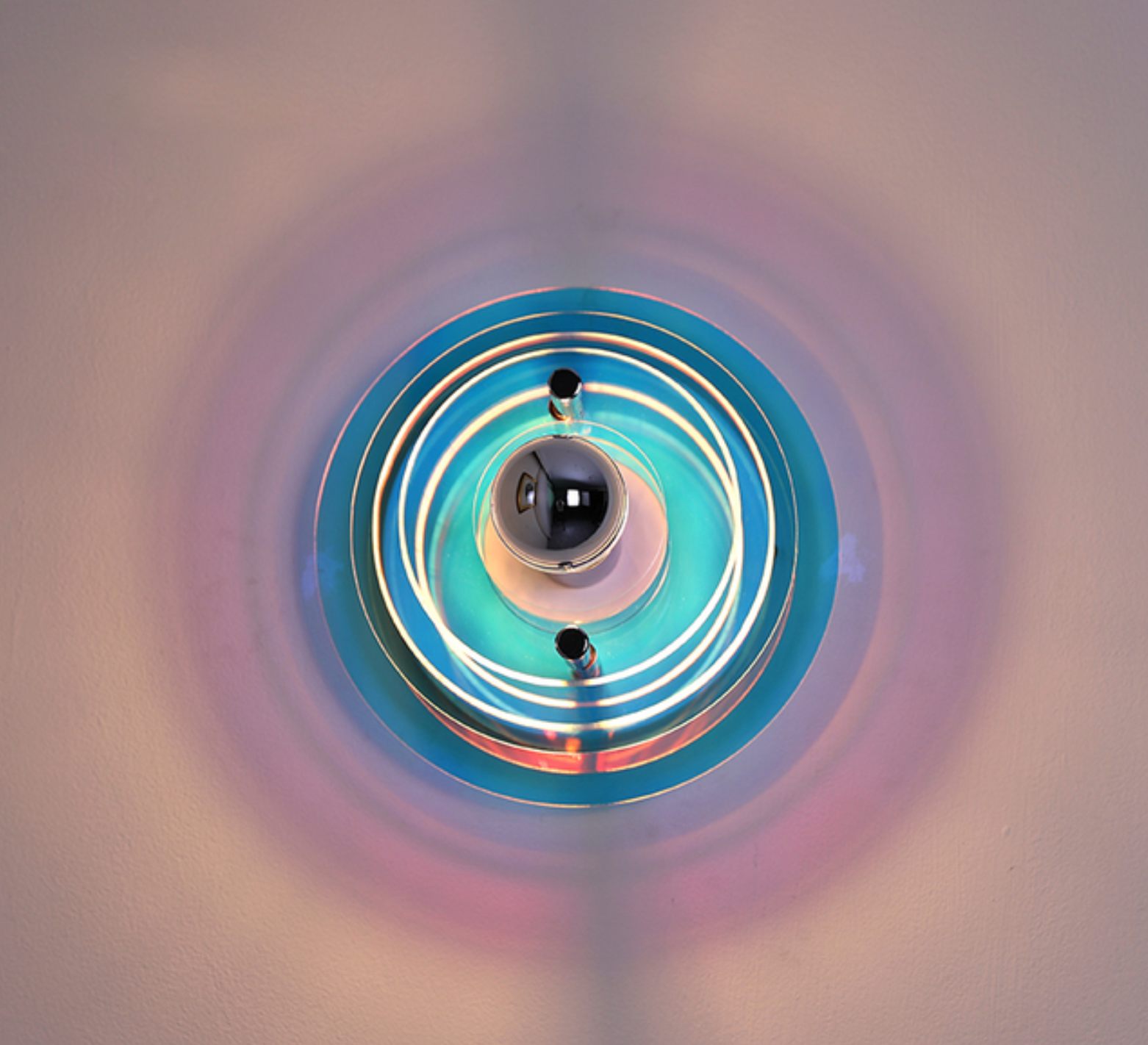 Colorful Layered Acrylic Glass Wall Light