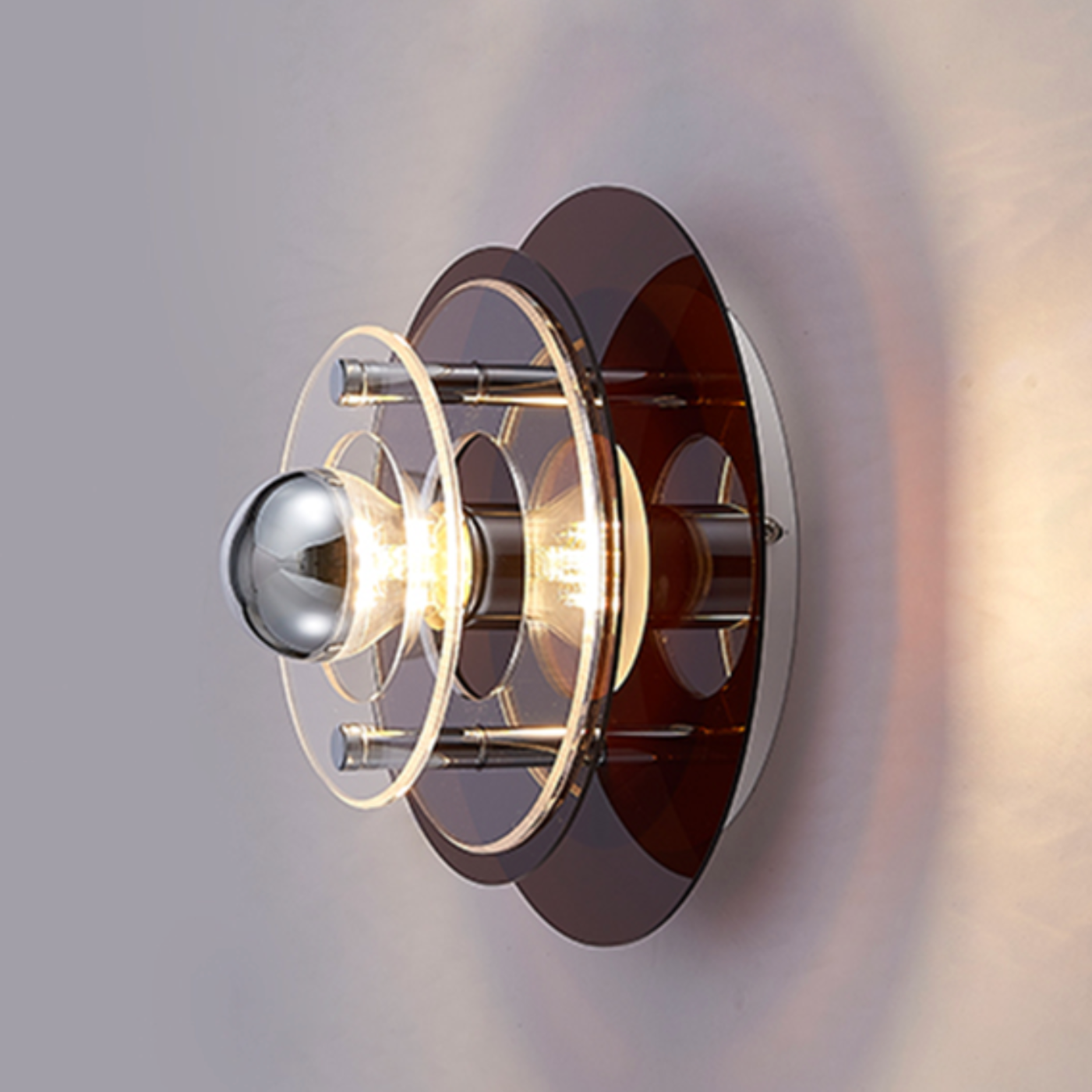 Colorful Layered Acrylic Glass Wall Light