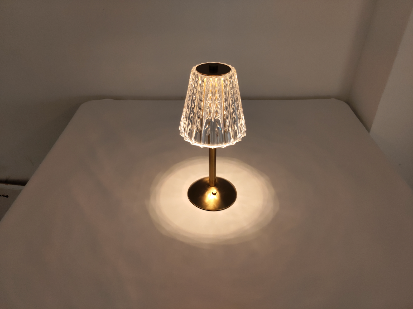 Sophistication Bar Touch Glass Table Lamp