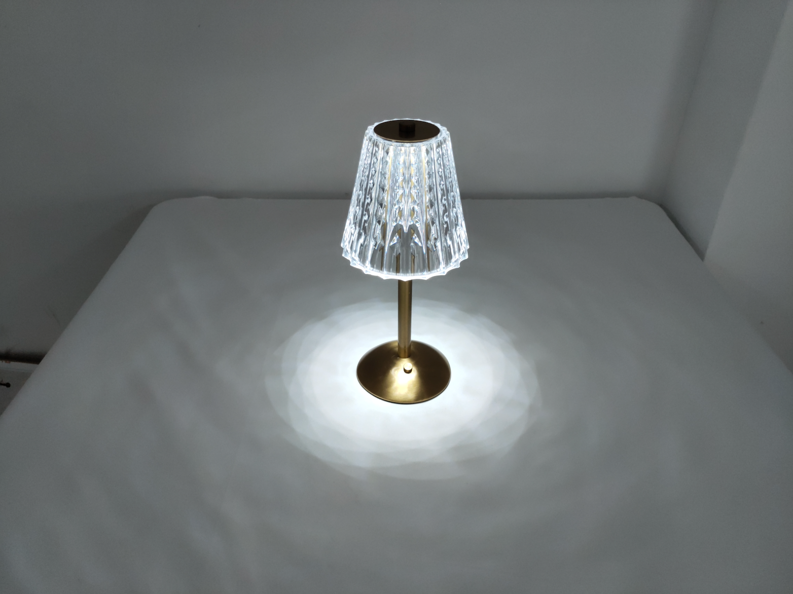 Sophistication Bar Touch Glass Table Lamp