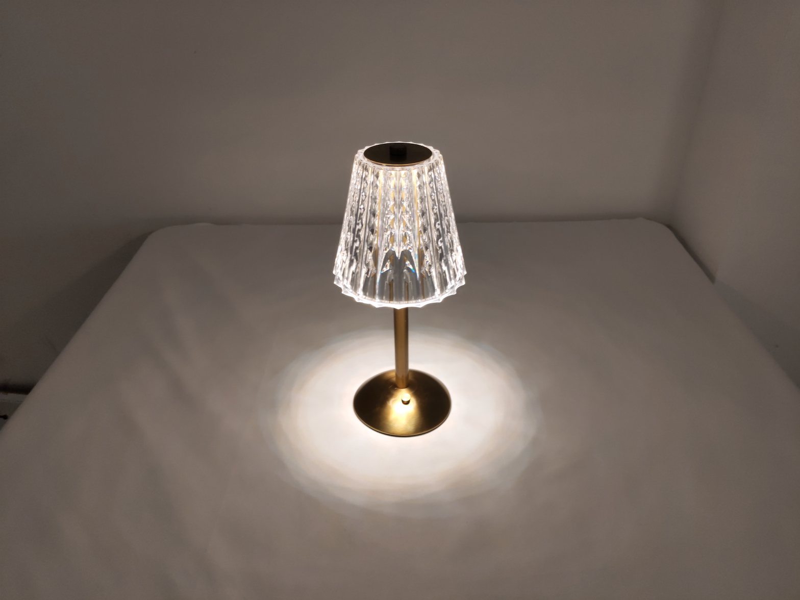 Sophistication Bar Touch Glass Table Lamp