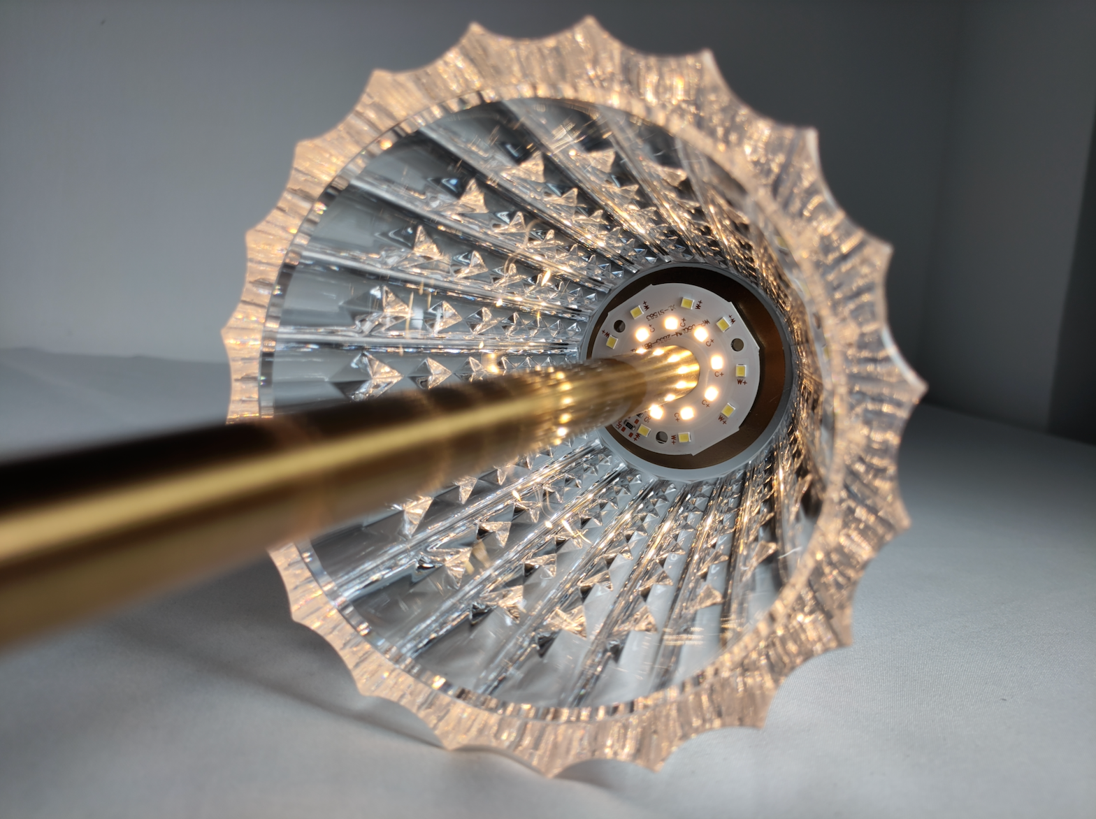 Sophistication Bar Touch Glass Table Lamp