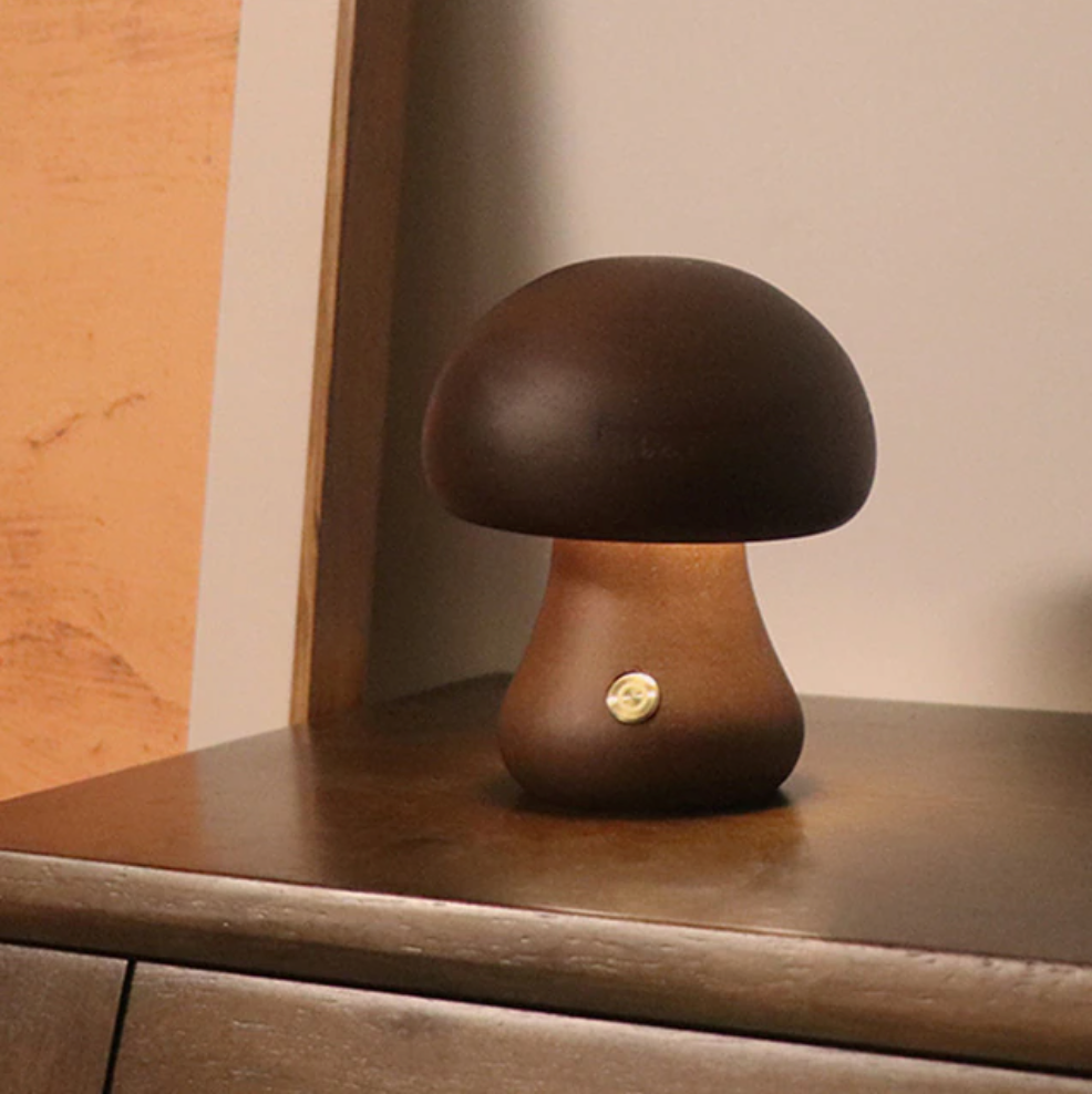 Whimsical Mushroom Night Table Light