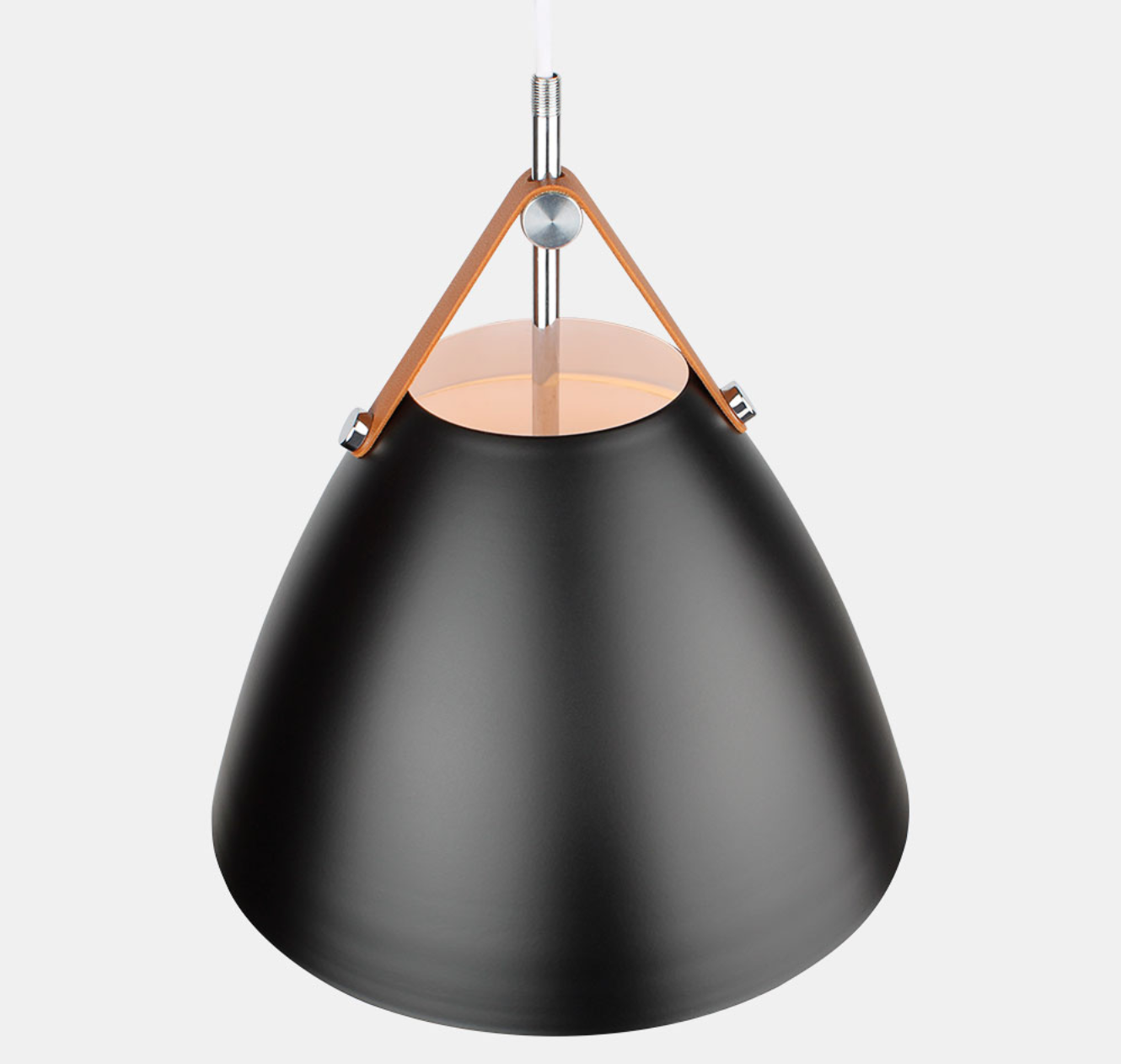 Strapped Charm Cone Pendant Light