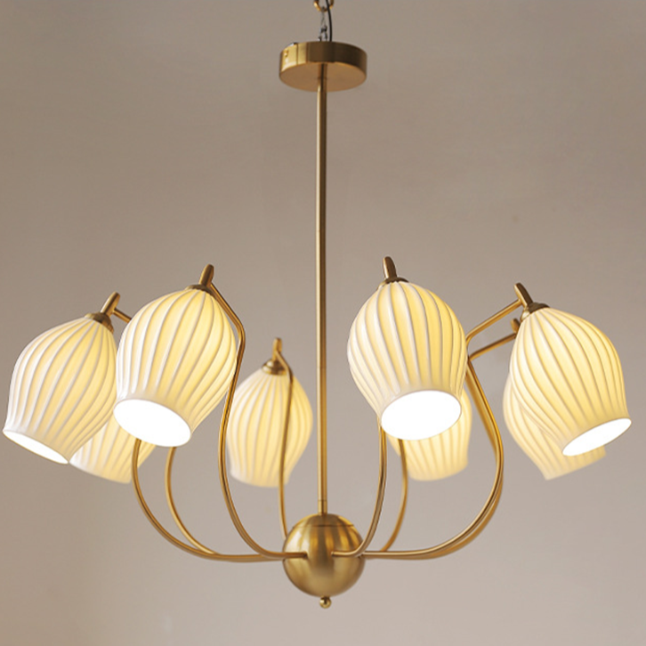 Bud Bone China Chandelier