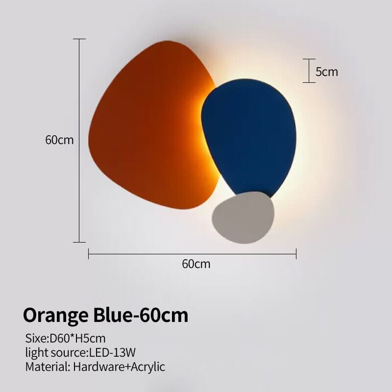 Modern Colorful Personality Art LED Wall Light