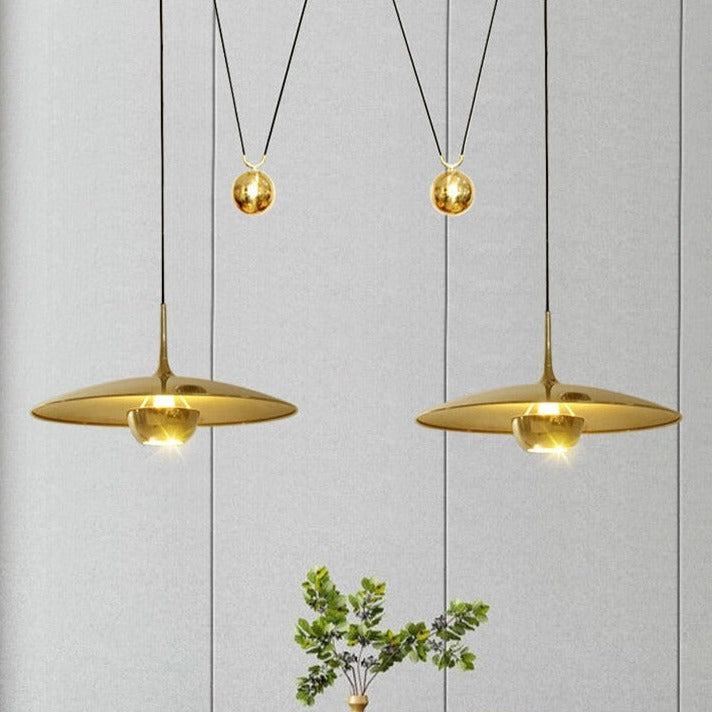 Adjustable Height UFO Pendant Lamps