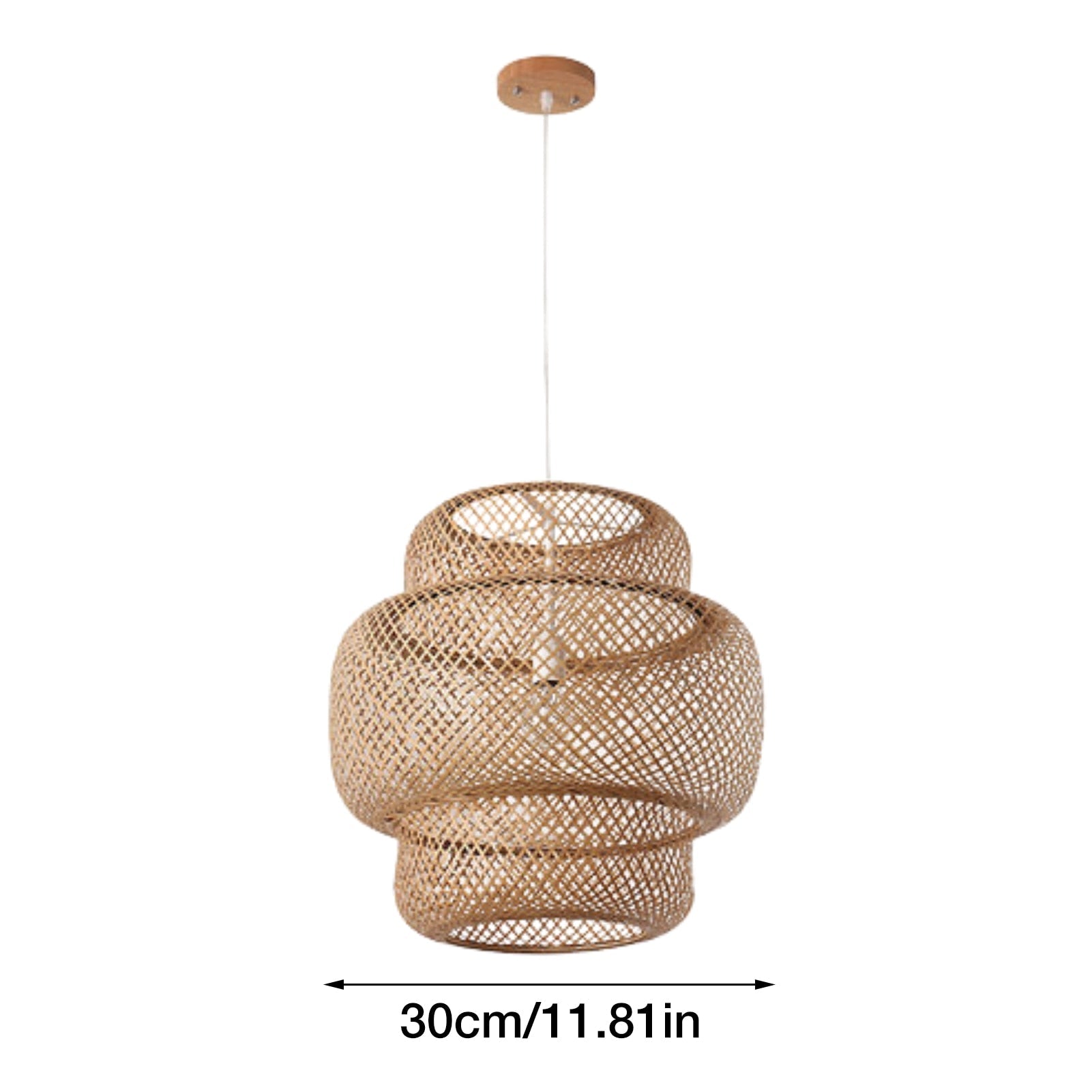 Hand Knitted Weaving Bamboo Pendant Lamp