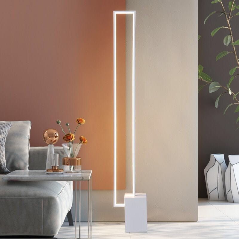 Nordic Geometric Square Stand LED Floor Lamps