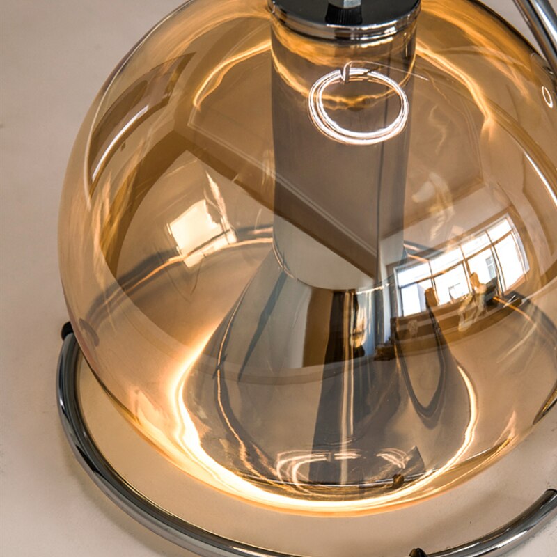 Nordic Postmodern Simple Amber Glass Pendant Light