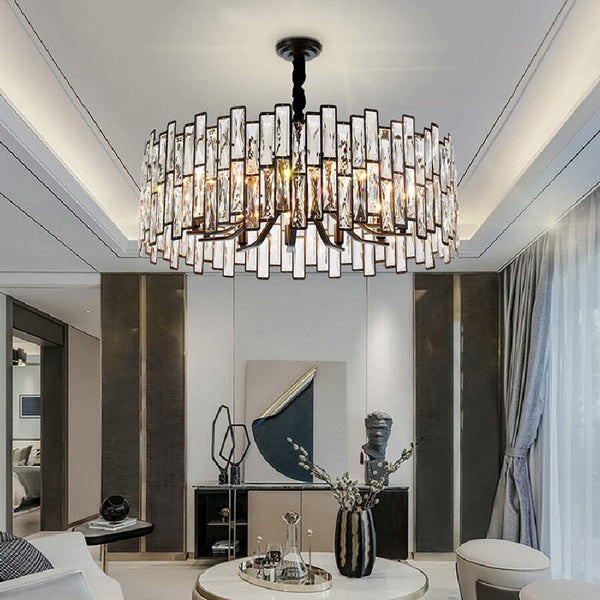 High-End Art Lattice Crystal Luxury Chandelier