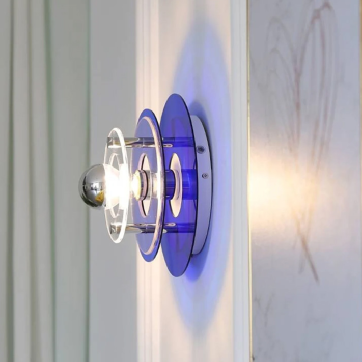 Colorful Layered Acrylic Glass Wall Light