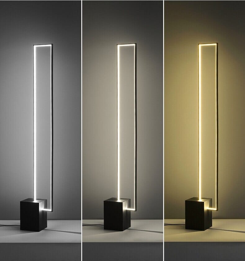 Nordic Geometric Square Stand LED Floor Lamps | Product Name or Brand