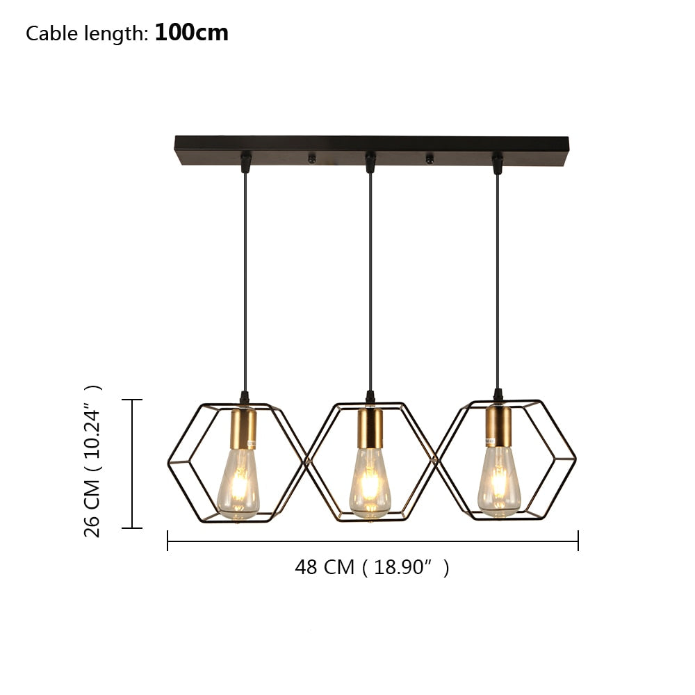 Efficient Loft LED Metal Pendant Lamp