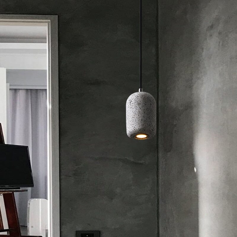 Modern Cement LED Stone Pendant Lamp
