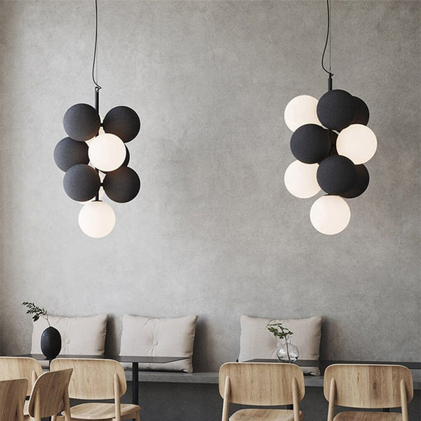 Nordic Fabrics PVC Bubbles Over Pendant Lamps