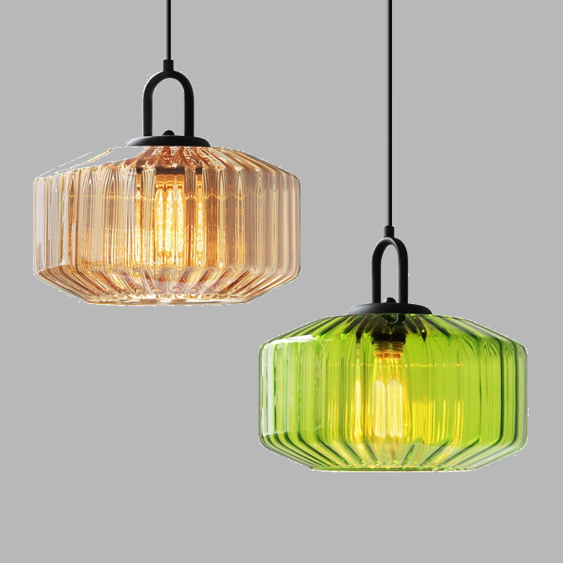 Enchanting Japanese Glass Pendant Light