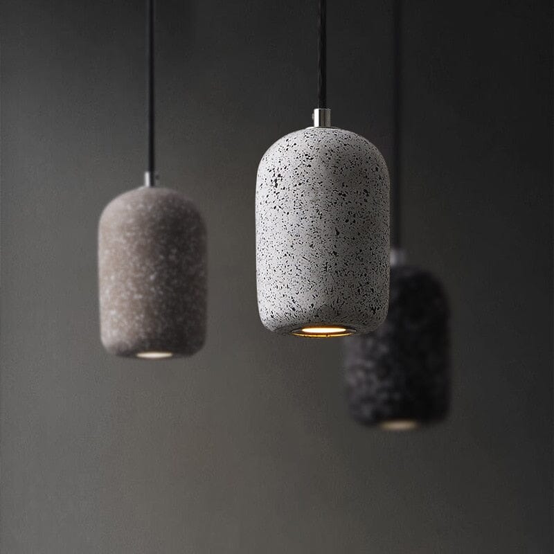 Modern Cement LED Stone Pendant Lamp