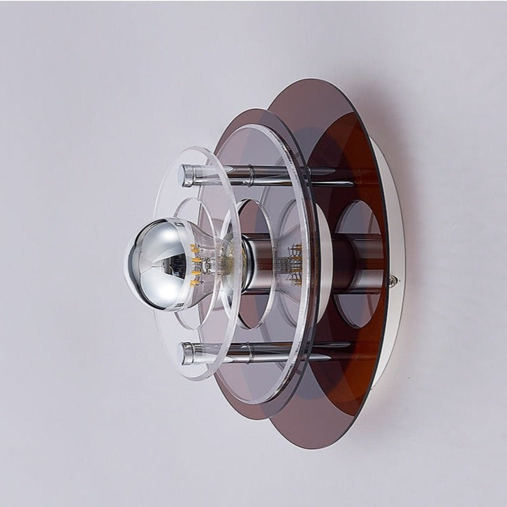 Colorful Layered Acrylic Glass Wall Light