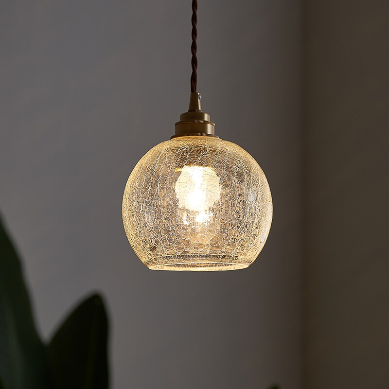 Sparkle Globe Glass Pendant Light