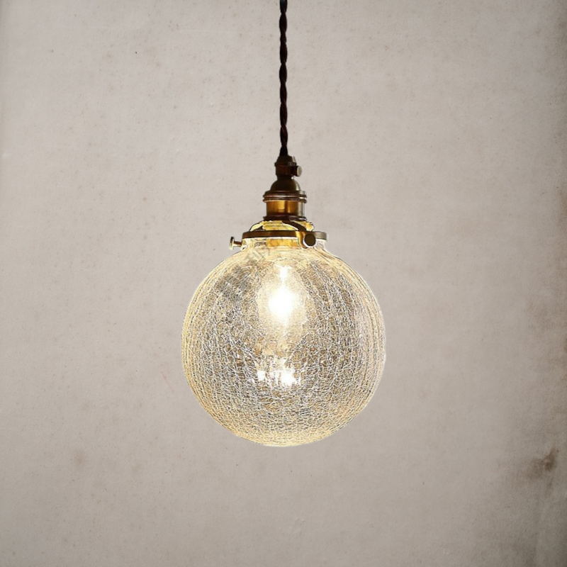 Sparkle Globe Glass Pendant Light