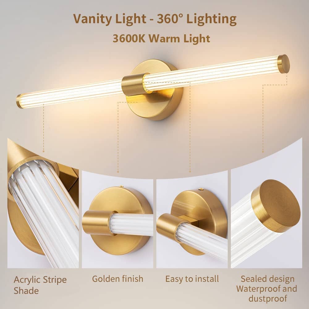 Luxury Long Tube Pole LED Wall Lamp