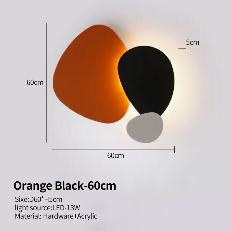Modern Colorful Personality Art LED Wall Light