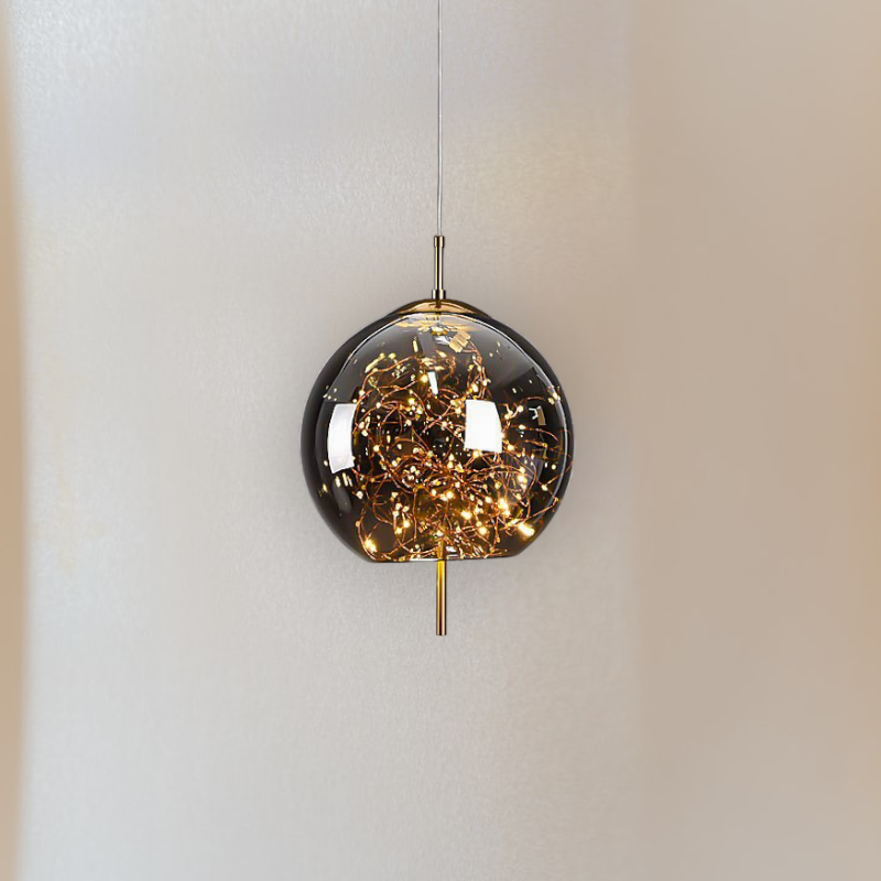 Luxury Glass Globe Sprinkle Pendant Light