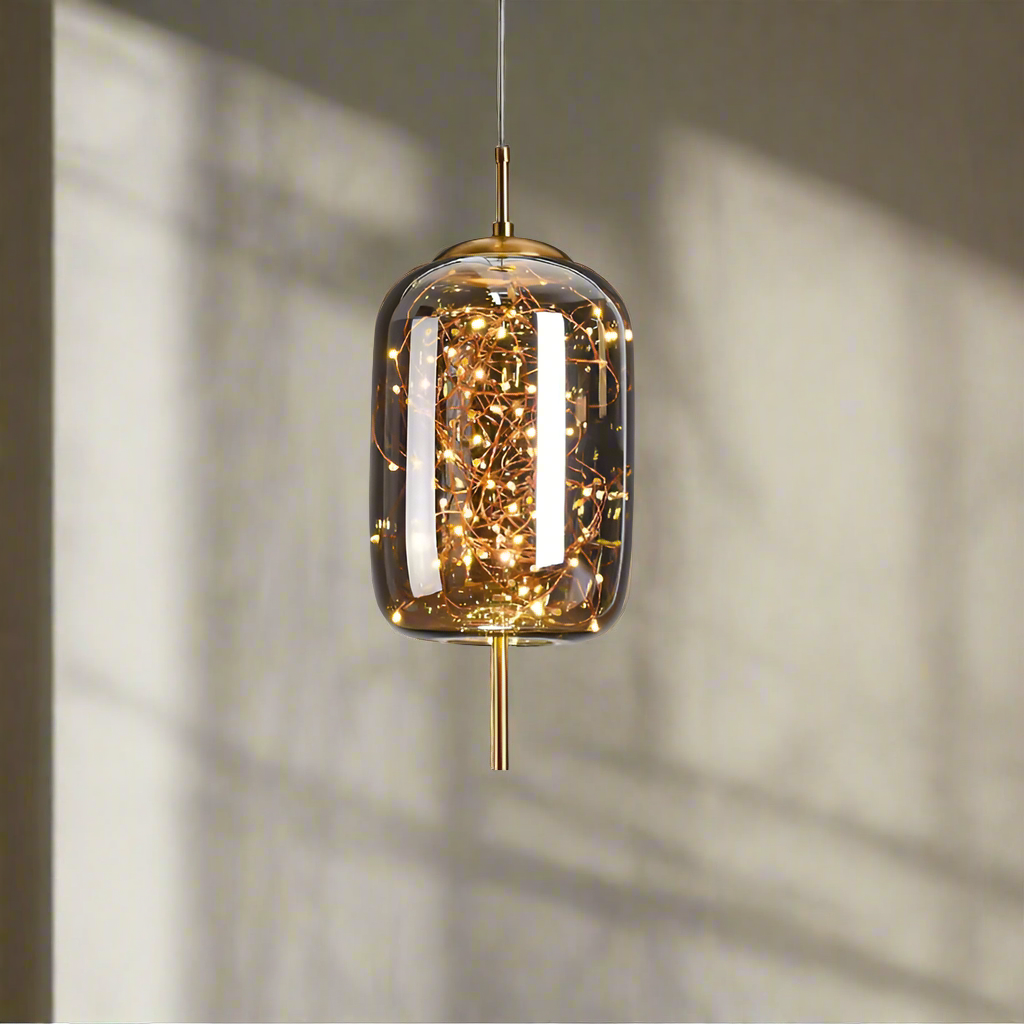 Luxury Glass Globe Sprinkle Pendant Light