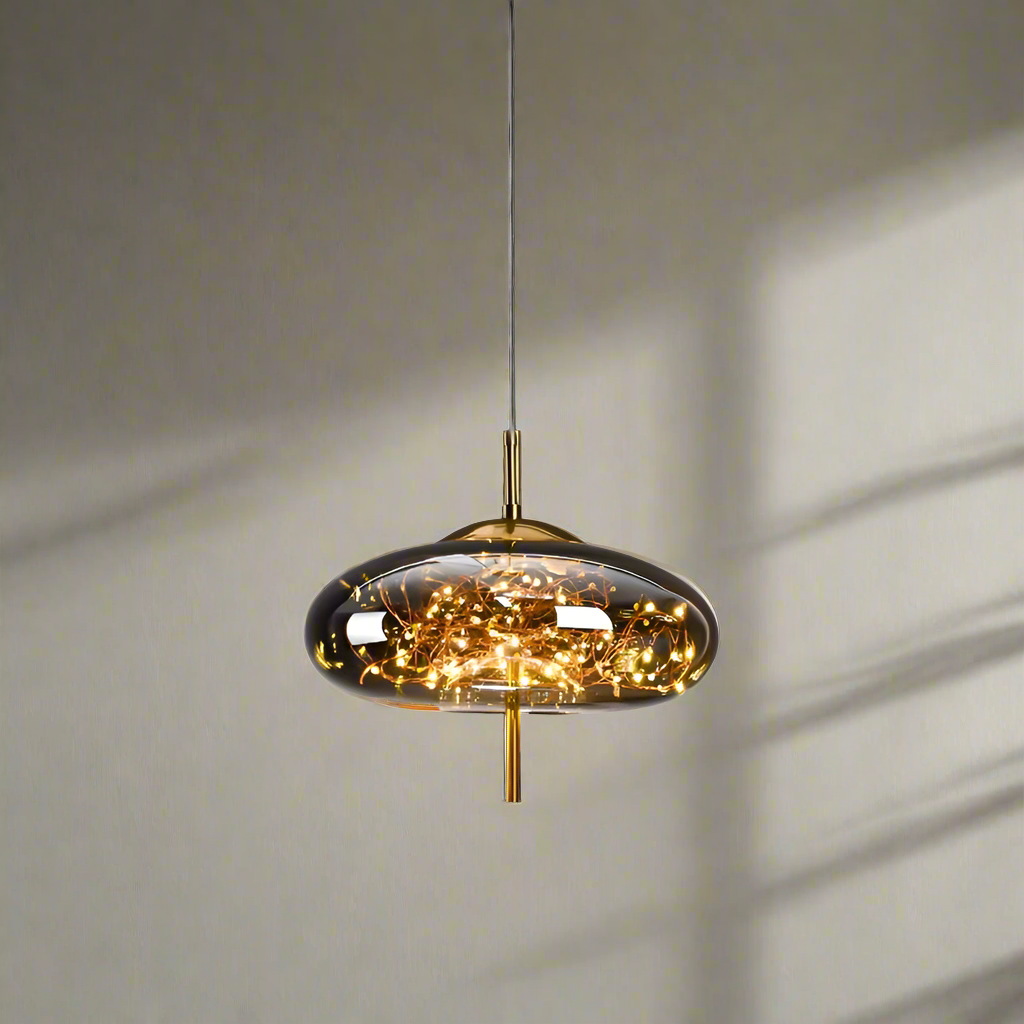 Luxury Glass Globe Sprinkle Pendant Light