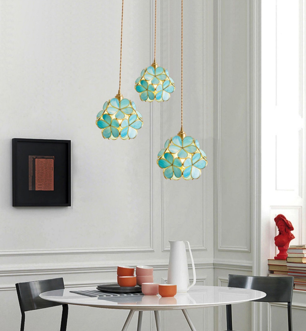 Blossom LED Pendant Light with Glass Revival