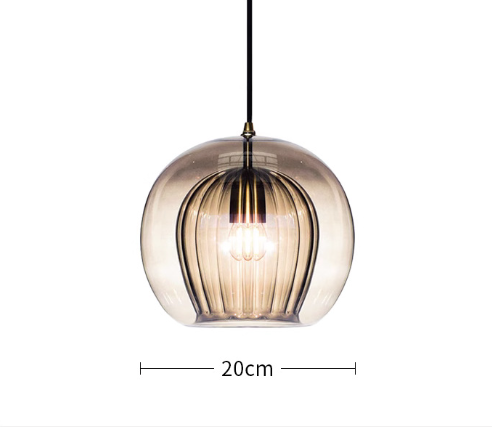 Glass Hanging Pendant Light