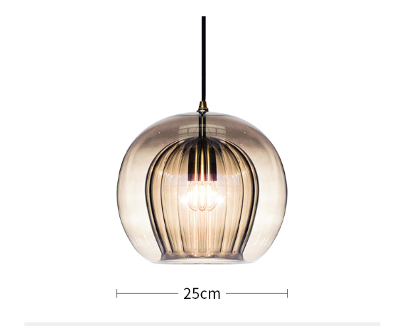 Glass Hanging Pendant Light