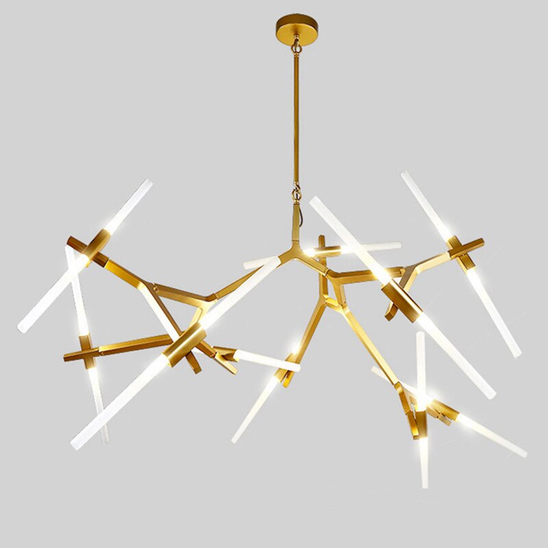 Sputnik Industrial Tree Branch Chandelier